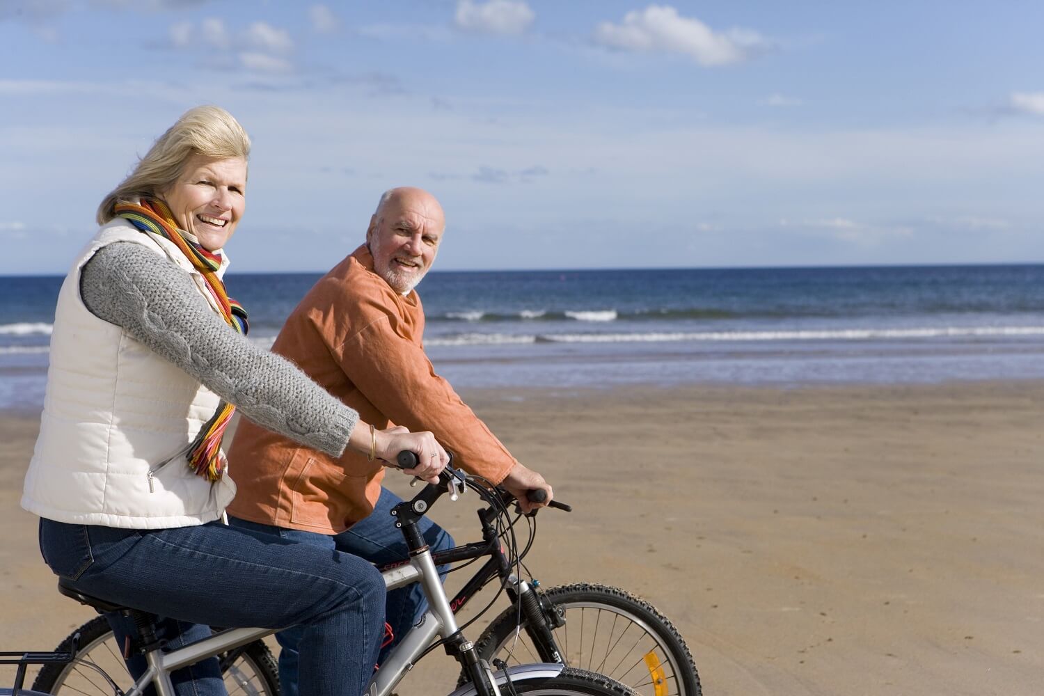 bike on the beach